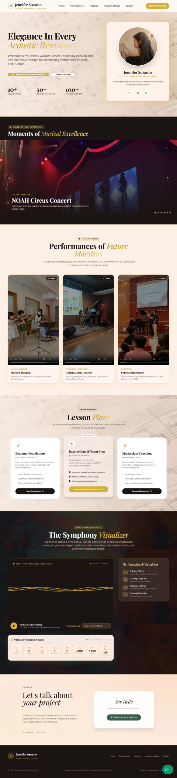 Jennifer Susanto website project